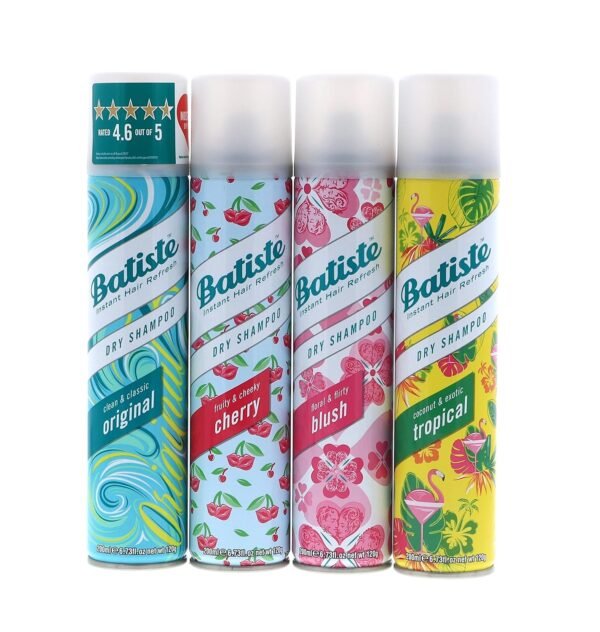 Batiste Dry Shampoo Original, Cherry, Blush, Tropical (4 pack) 6.73 oz - Image 2