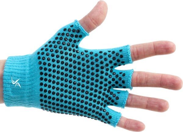 ProsourceFit Grippy Yoga Gloves, Hand Grips with Firm Fingerless Design, One Size Fits All for Women and Men - Image 3