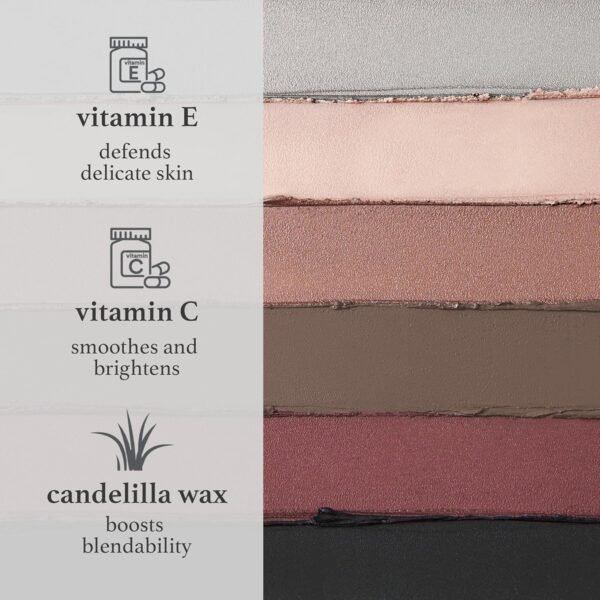 Julep Eyeshadow 101 Palette-Style Crème-to-Powder Waterproof Eyeshadow Sticks – Moonlight – Long-Lasting, Crease-Proof, 6 Piece Eyeshadow Set with Built-in Smudger - Image 9