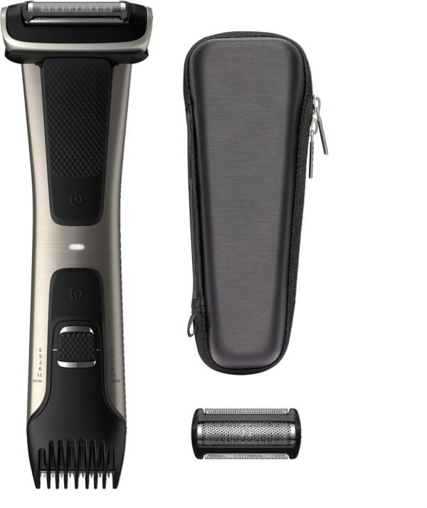 Philips Norelco Bodygroom Series 7000 Showerproof Body & Manscaping Trimmer & Shaver with case and Replacement Head for Above and Below The Belt, BG7040/42 - Image 12