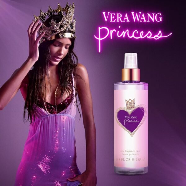Vera Wang Princess Body Mist 8.4 fl oz (Pack of 1), Notes of Apple, Quava, and Vanilla, Women's Fragrance, Long Lasting, Everyday Fragrance - Image 4