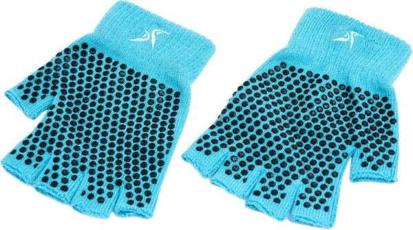 ProsourceFit Grippy Yoga Gloves, Hand Grips with Firm Fingerless Design, One Size Fits All for Women and Men - Image 2