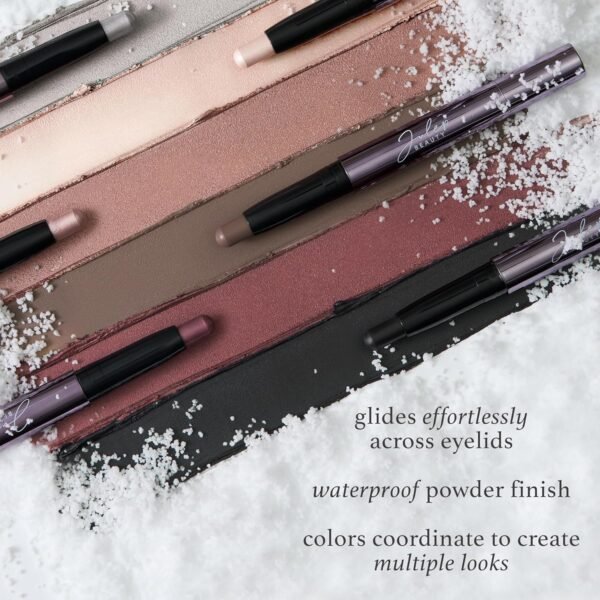 Julep Eyeshadow 101 Palette-Style Crème-to-Powder Waterproof Eyeshadow Sticks – Moonlight – Long-Lasting, Crease-Proof, 6 Piece Eyeshadow Set with Built-in Smudger - Image 8