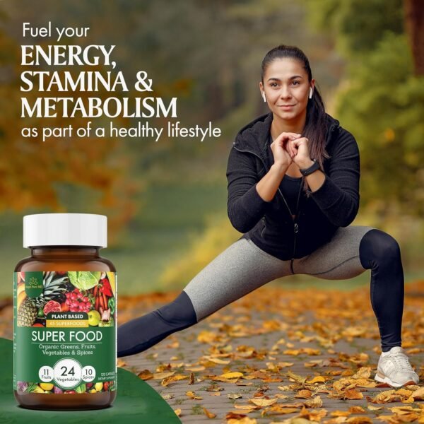 Superfood Greens Fruit and Veggies Supplement - USDA Organic Super Greens & Super Reds Vegetable Supplements for Adults - Cruciferous Vegetables Supplement for Immunity & Gut Health - Image 8