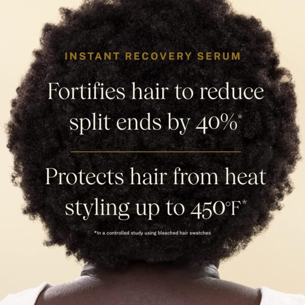 JVN Complete Instant Recovery Serum, Leave-In Anti Frizz Hair Serum, Repairs Hair and Protects Against Heat Damage, Smoothing Serum for All Hair Types, 3.4 Fluid Ounces - Image 4