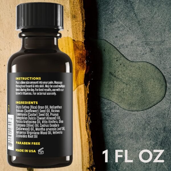 Beard Club - Beard Growth Serum with Natural Castor, Coconut and Avocado to Grow a Thicker, Fuller Beard, Fill in Patches and Stimulate Healthier Facial Hair Growth - Image 10