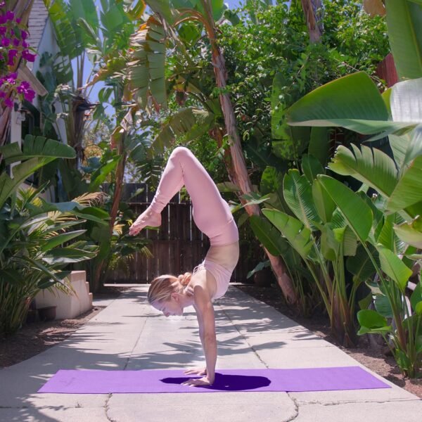 ProsourceFit Original Yoga Exercise Mat ¼” (6mm) Thick for Comfort and Stability with Carrying Straps, Non Slip –Multiple Colors - Image 7