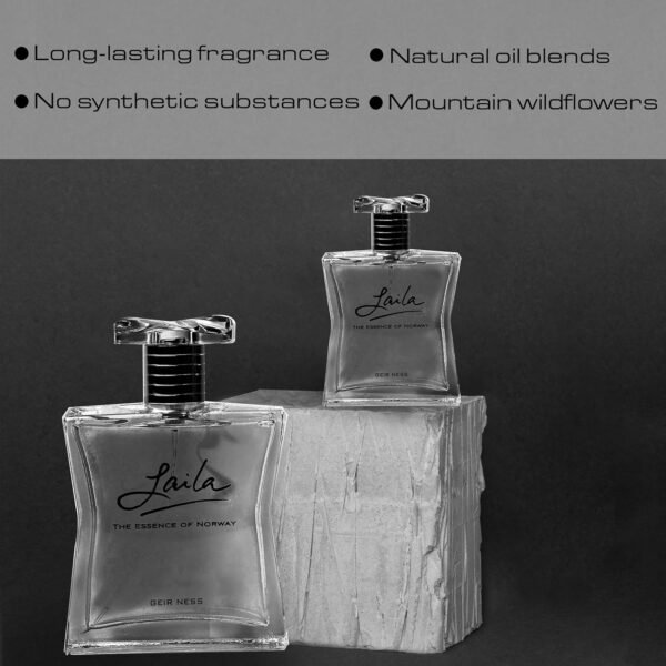 Geir Ness Laila Eau de Parfum Spray - Long Lasting Fresh, Airy and Clean Fragrance for Women - 3.4 oz / 100 ml - Image 9