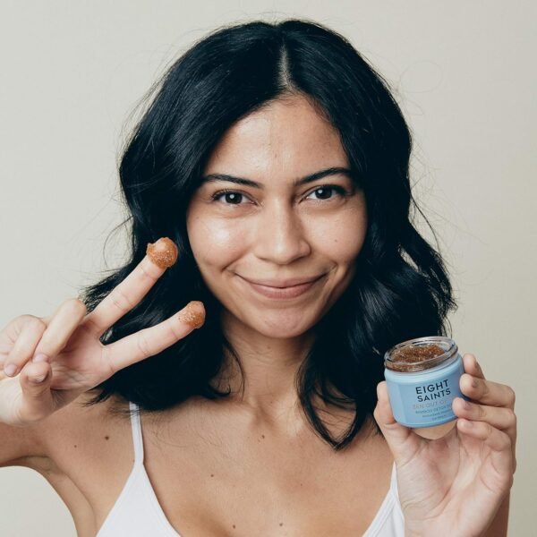 Eight Saints Zen Out Of Ten Bamboo Detox Face Scrub Exfoliator, Natural and Organic Daily Exfoliating Facial Scrub With Bamboo Fibers to Unclog Pores, Blackheads, Blemishes, and Dull Skin, 2 Ounces - Image 5