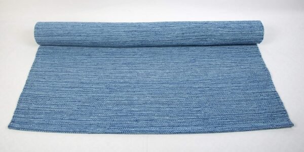 Handmade Organic Cotton Yoga Mat - Non-Toxic, Chemical-free and All Natural Cloth Yoga Mat - Exercise, Workout, & Fitness Rug - Woven Material - Absorbent & Washable - 78" x 27" - Image 5