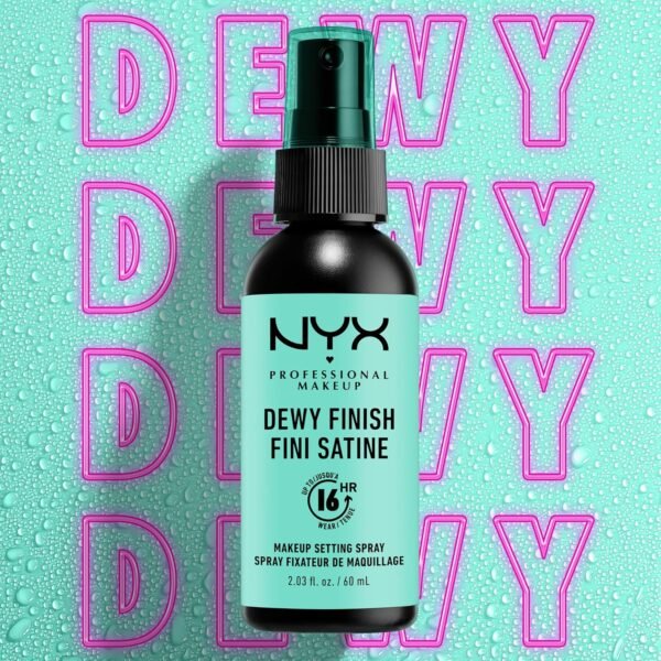 NYX PROFESSIONAL MAKEUP Makeup Setting Spray - Dewy Finish, Long-Lasting Vegan Formula (Packaging May Vary) - Image 8