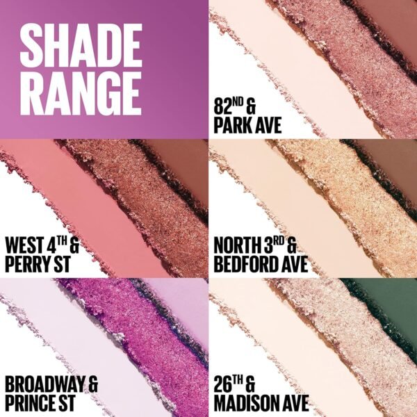 Maybelline New York Shadow Blocks Shadow Blocks Eyeshadow Palette, Stacked Eye Shadow Trio, North 3rd & Bedford Ave, 0.08 oz - Image 7