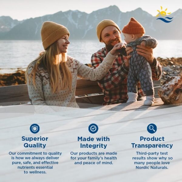 Nordic Naturals Ultimate Omega + CoQ10, Lemon - 60 Soft Gels - 1280 mg Omega-3 + 100 mg CoQ10 - Heart Health, Cellular Energy, Antioxidant Support - Non-GMO - 30 Servings - Image 6