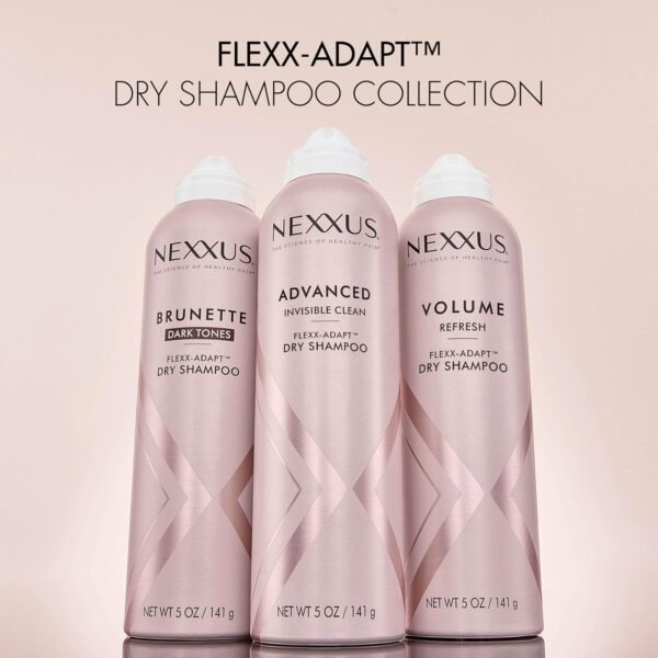 Nexxus Advanced Invisible Clean Dry Shampoo for Instant Oil Control & 72-Hour Freshness with Flexx-Adapt Technology 5 oz - Image 12