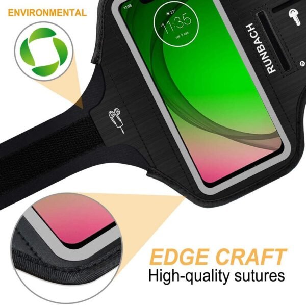 Running Armband for Motorola G Fast/G Pro/G Stylus/G8/G8 Power/G8 Play/G8 Plus/G7/G7 Power/G7 Play/G7 Plus/E/E6/E6 Plus/Z4,Sweatproof Exercise Bag for Motorola Phones - Image 8