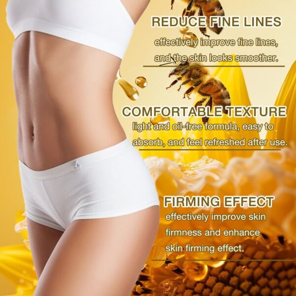 BeeLift Anti-Aging Firming Cream, Bee Lift Firming Cream, Bee Venom Wrinkle Removal Cream, Bee Venom Skin Firming Cream, 24-Hour Moisturizing Body Cream, Natural Anti Wrinkle Cream for All Skin Types - Image 7