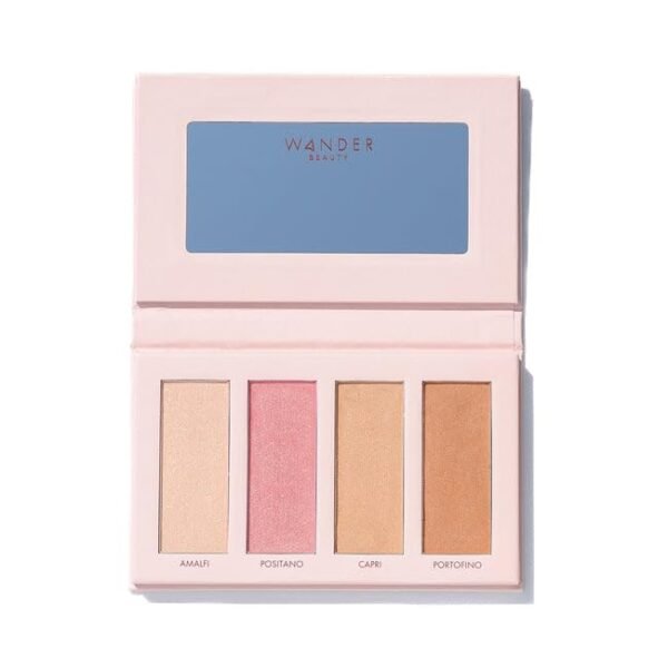 Wander Beauty Riviera Blush and Bronzer Palette, 4 Shades of Blush & Bronzer - Image 3