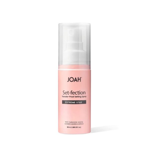 JOAH Set-Fection Transfer Proof Extreme Stay Setting Spray, Infused with hyaluronic acid and centella asiatica, Net Wt. 50 ml (1.69 fl.oz..) - Image 2