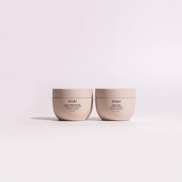 OUAI Fine to Medium Hair Treatment Masque - Hair Mask for Hair Repair, Hydration and Shine - With Shea Butter, Keratin and Panthenol - Paraben, Phthalate and Sulfate Free Hair Care (8 Fl Oz) - Image 9