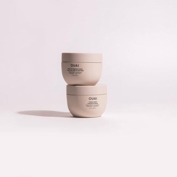 OUAI Fine to Medium Hair Treatment Masque - Hair Mask for Hair Repair, Hydration and Shine - With Shea Butter, Keratin and Panthenol - Paraben, Phthalate and Sulfate Free Hair Care (8 Fl Oz) - Image 10