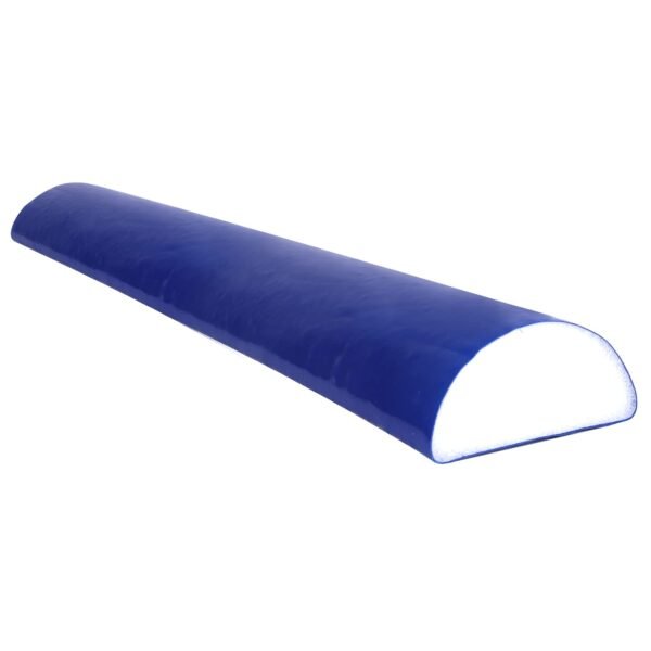 CanDo Premium TufCoat Blue Coated Half-Round Foam Rollers for Muscle Restoration, Massage Therapy, Rehabilitation, Sport Recovery and Physical Therapy for Home, Clinic and Gym - Image 2