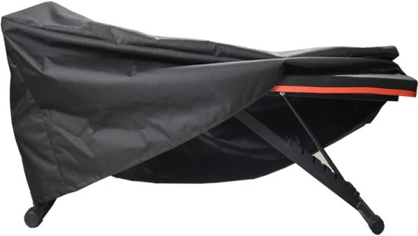 Mini Lustrous Weight Bench Cover, Adjustable Exercise Workout Bench Cover, Waterproof 600D Oxford Fabric for Indoor and Outdoor Use, 50" L x 23" W x 17" H（Black） - Image 2
