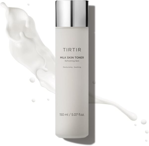 TIRTIR Milk Skin Rice Toner | Deep Moisturizing, Hydrating Toner for face, Niacinamide, Ceramide, Rice Bran Extract, Nature-Oriented Ingredients for Korean Skin Care, Vegan, 5.07 fl.oz. - Image 2