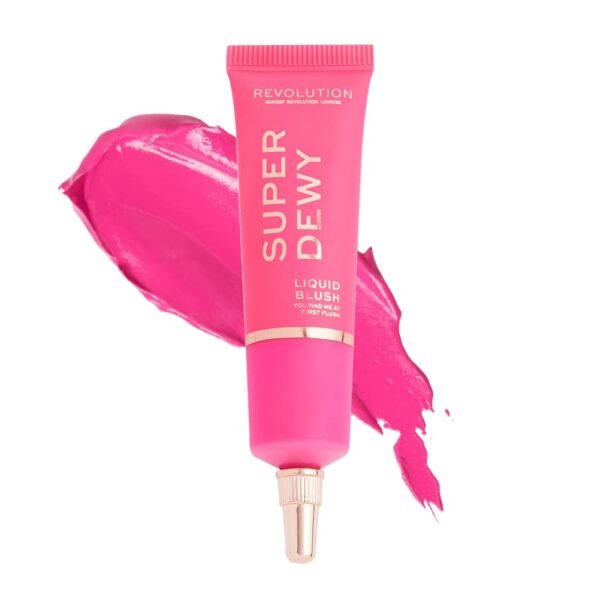 Revolution Beauty, Superdewy Liquid Blush, Richly Pigmented & Buildable, Blendable Formula, You Had Me At First Blush, 0.5 Fl. Oz. - Image 2