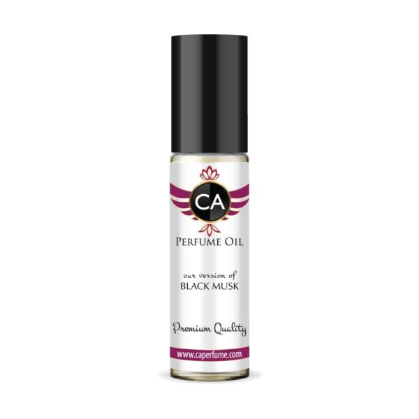 CA Perfume Club Impression of The B. Shop Black Musk For Women & Men Replica Fragrance Body Oil Dupes Alcohol-Free Essential Aromatherapy Sample Travel Size Long Lasting Attar Roll-On 0.3 Fl Oz/10ml - Image 2