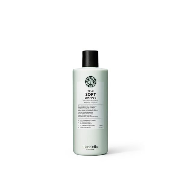 Maria Nila True Soft, Shampoo 11.8 Fl Oz, For Dry Hair, Argan Oil Remoisturises & Reduces Frizz, 100% Vegan & Sulfate/Paraben free - Image 2