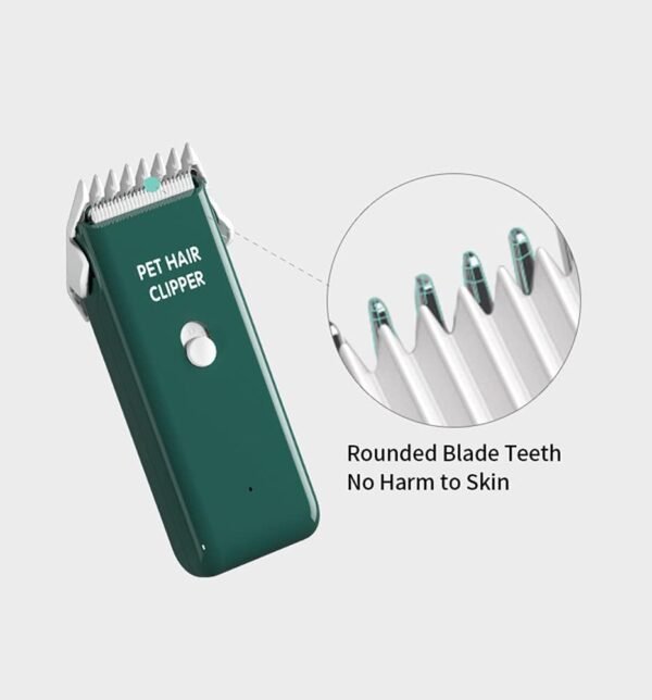 Dog Clippers,Quiet Washable USB Rechargeable Cordless Dog Grooming Kit,Electric Pets Hair Trimmers Shaver Shears for Dogs and Cats Green - Image 4