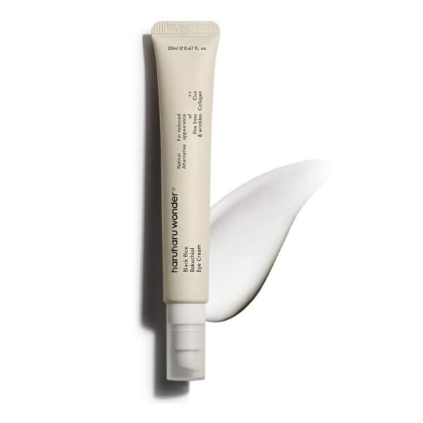 [Haruharu Wonder] Black Rice Bakuchiol Eye Cream 0.67 fl.oz / 20ml | Anti-Aging, Wrinkle Care, Natural Retinol Alternative | Cruelty Free, EWG-Green - Image 2