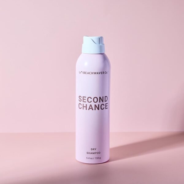 Beachwaver Second Chance Dry Shampoo - Oil-Absorbing Rice Formula for Fuller Roots and Longer Lasting Waves - Aerosol Dry Shampoo Spray - Vegan (5.4 Fl Oz) - Image 8
