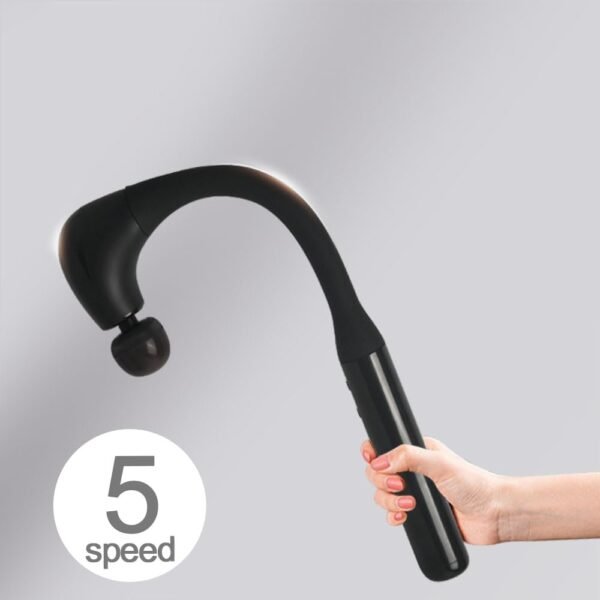 LUOOV Gun Deep Tissue Eith Heat Foot/Neck/Leg/Back Massager Gun Electric Fascia Gun Shoulder Massager Self Back Massage Gun Muscle Massager Hand Held Deep Tissue Pain Relief Mini Massage Gun - Image 6