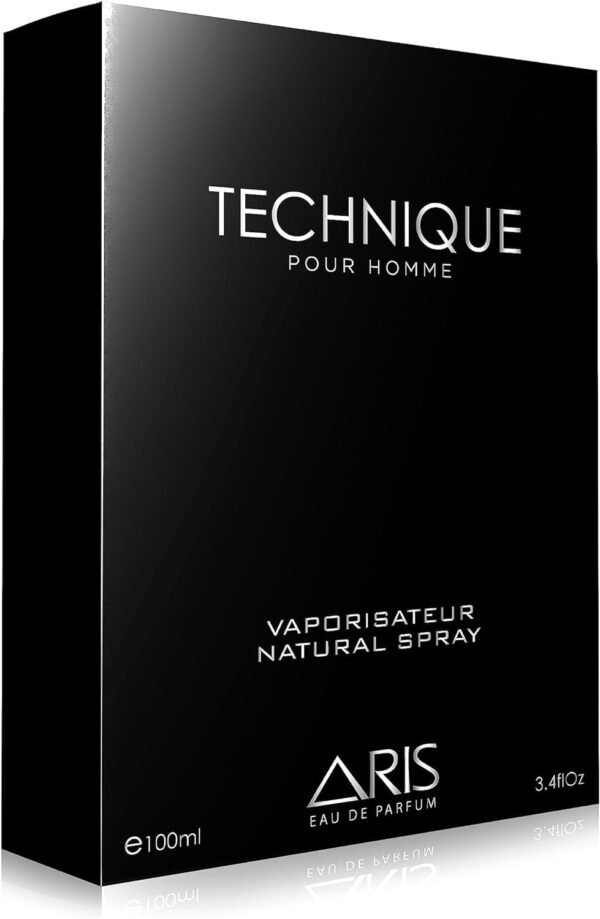 ARIS Technique Eau de Parfum Spray - Long-Lasting Sandalwood Fragrance, Powerful & Fresh Woody Perfume for Men - Perfect Ideal Gift for Him - Eau de Parfum Men - Masculine Cologne - 100ml - Image 10