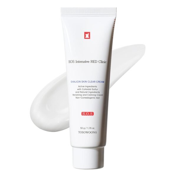 Ovalicin Skin Clear Cream, Skin Soothing, Moisturizing with Niacinamide and Sulfur, Korean Skincare, 50g, 1.76 oz. - Image 2
