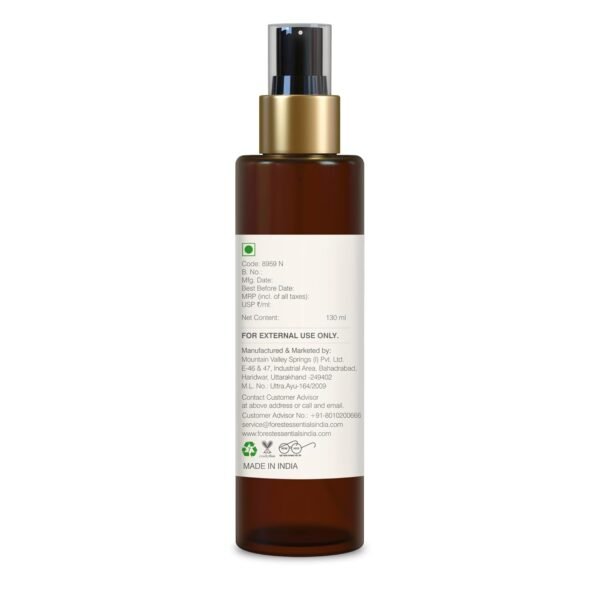 Forest Essentials Body Mist Nargis | Natural & Hydrating Body Spray For Men & Women | Luxury Floral Fragrance | 130 ml - Image 6