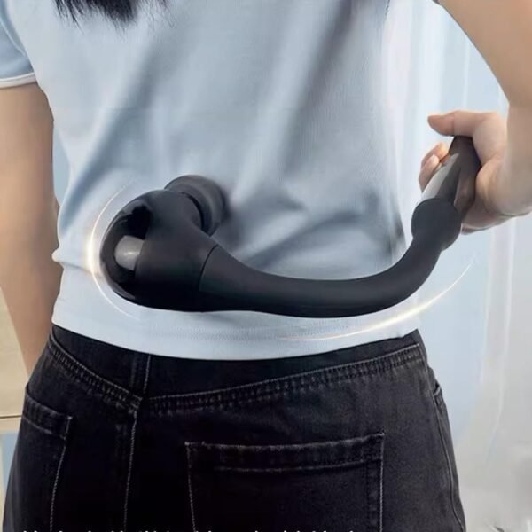 LUOOV Gun Deep Tissue Eith Heat Foot/Neck/Leg/Back Massager Gun Electric Fascia Gun Shoulder Massager Self Back Massage Gun Muscle Massager Hand Held Deep Tissue Pain Relief Mini Massage Gun - Image 7