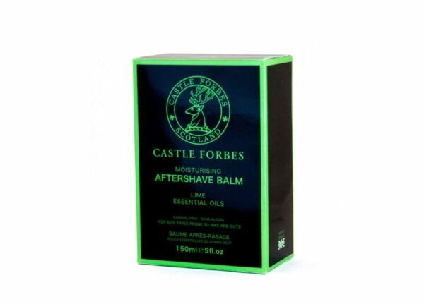 Castle Forbes Lime Aftershave Balm For Men, 5 fl.oz. | Moisturizing After Shave Lotion w/ Essential Oils | Soothing & Refreshing Face Balm | Alcohol Free Post Shave Skincare For All Skin Types - Image 3