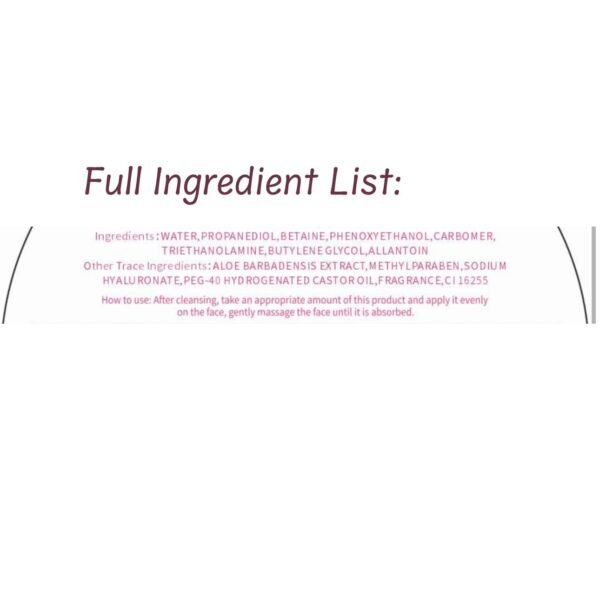 1 Box Aloe Vera Moisturizing Gel, Soothing Nourishing Calming Hydrating Refreshing Aloe Vera Gel, 300g (Aloe Vera) - Image 3