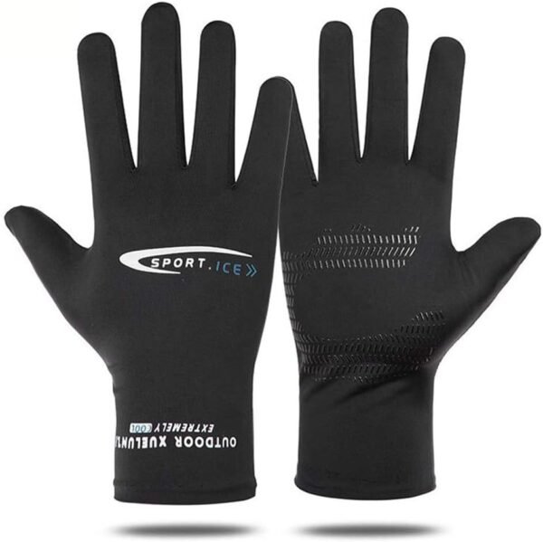 PURFUN Summer Anti-UV Sun Protection Driving Gloves Men Women Thin Breathable High Elastic Cycling Gloves Non-Slip Sports Full Finer Gloves for Running Fishing Camping Exercise Yoga Dance - Image 2