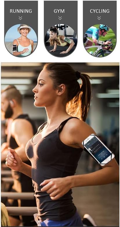 360° Rotatable Sport Running Armband Wristband Phone Holder for Samsung Galaxy S21 FE S20 S22 S23 S24 Ultra A32 A12 A03s iPhone 11 12 13 14 15 Pro Max Google Pixel 6 7 8 9 7a 4a 5a Moto G Stylus Power - Image 8