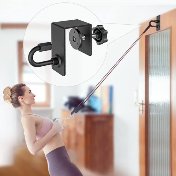 Kipika Door Anchor for Resistance Bands, Heavy Duty Door Anchor Attachment, Workout Door Mount Anchors for Body Weight Straps, Strength Training, Physical Therapy Exercise, Home Gym - Image 3