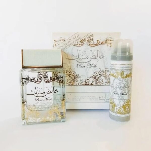 Lattafa Perfumes Pure Musk 2 Piece Set for Unisex (3.4 Ounce Eau de Parfum Spray + 1.7 Ounce Perfumed Body Spray) - Image 4