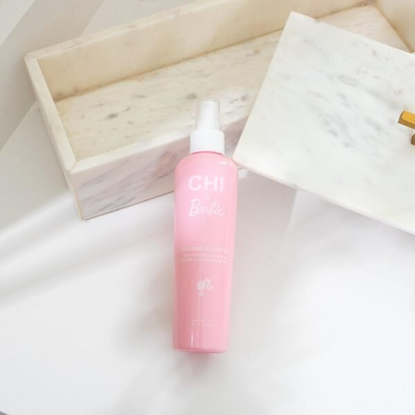 CHI x Barbie Volume Booster Liquid Bodifying Glaze, Boosts Hair Volume, Body, & Shine, Flexible Hold, Sulfate, Paraben & Gluten-Free, 8 Oz - Image 4