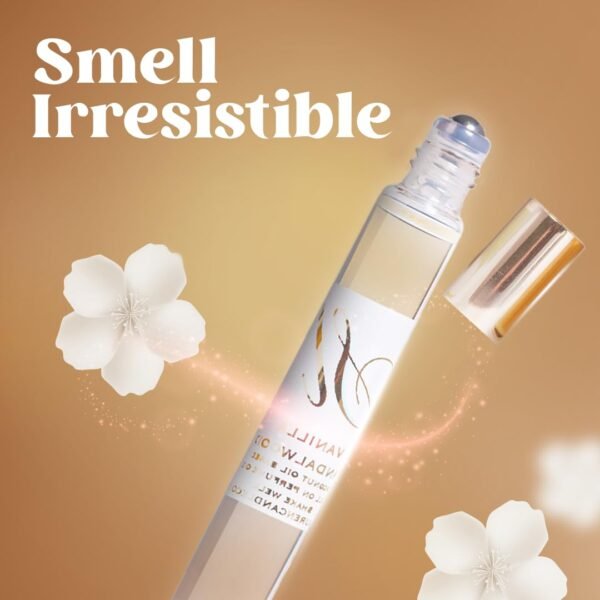 Pheromones Perfumes For Women | Long Lasting Amber Perfume Rollerball | Travel Size Perfume Oil | Women's Fragrances Cologne | 10 ML Eau De Parfum | Perfume Gift For Women (Vanilla) - Image 6