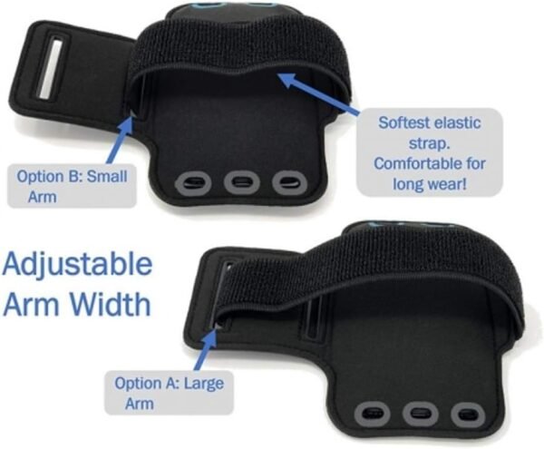Running Armband for Galaxy A23 5G/A14 5G/A13 5G/A03s - Sports Gym Workout Case Cover Band Arm Strap Reflective L1A Compatible with Samsung Galaxy A23 5G/A14 5G/A13 5G/A03s - Image 9