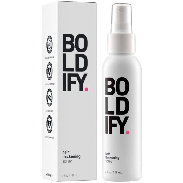 BOLDIFY Hair Thickening Spray | Volumizing and Texturizing Product for Lush, Fuller Hair | Stylist Recommended Hair Volumizer - 4 ounces - Image 2