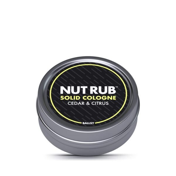 Ballsy Body & Groin Rub, Cologne for Everywhere, with Beeswax, Coconut and Sunflower Seed Oil, Citrus and Cedar .85 oz - Image 2