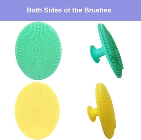 9-in-1 Face Scrubber Face Cleaning Brushes Super Soft Silicone Face Cleanser Brush and Facial Cleansing Massager Brush Face Cleansing Brush Set - Image 7